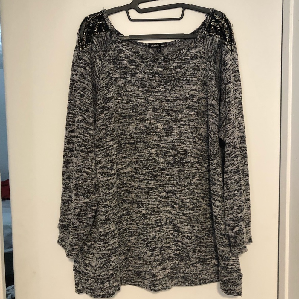 Charlotte Russe gray sweater
